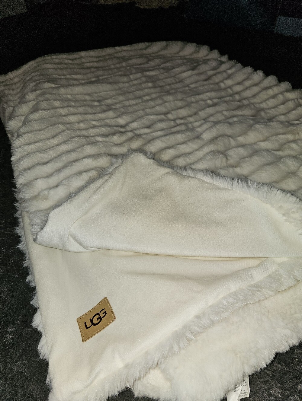 Ugg Velour Throw Blanket